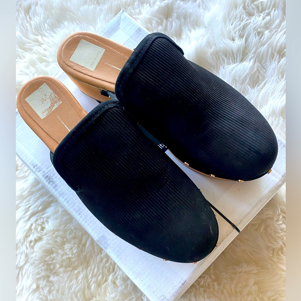 Dolce Vita Closen Black Leather Clogs